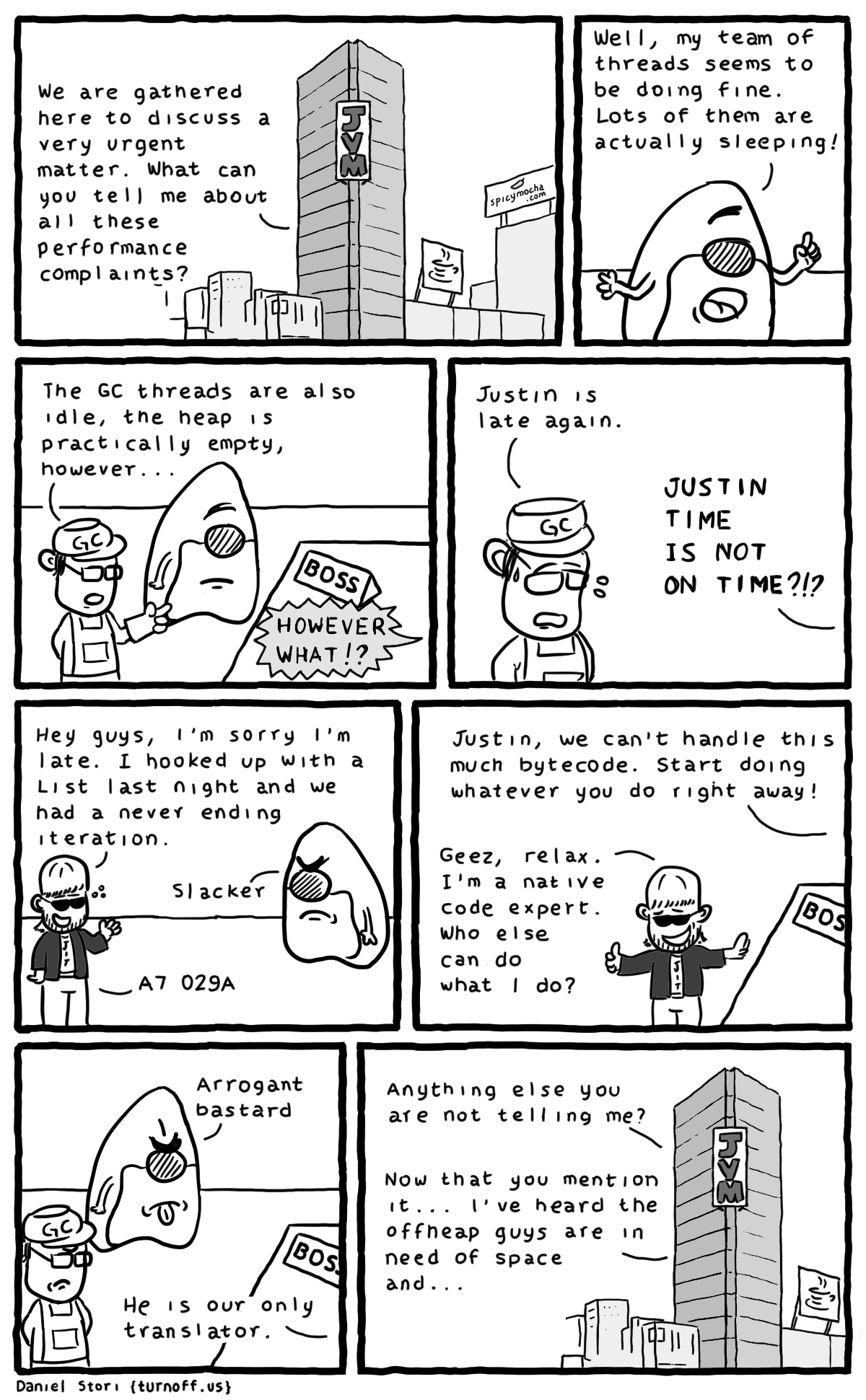 turnoff.us – when just-in-time is justin time (2016-02-25). Daniel Stori, CC BY-NC-SA 4.0. https://turnoff.us/geek/lazy-justin-is-late-again/