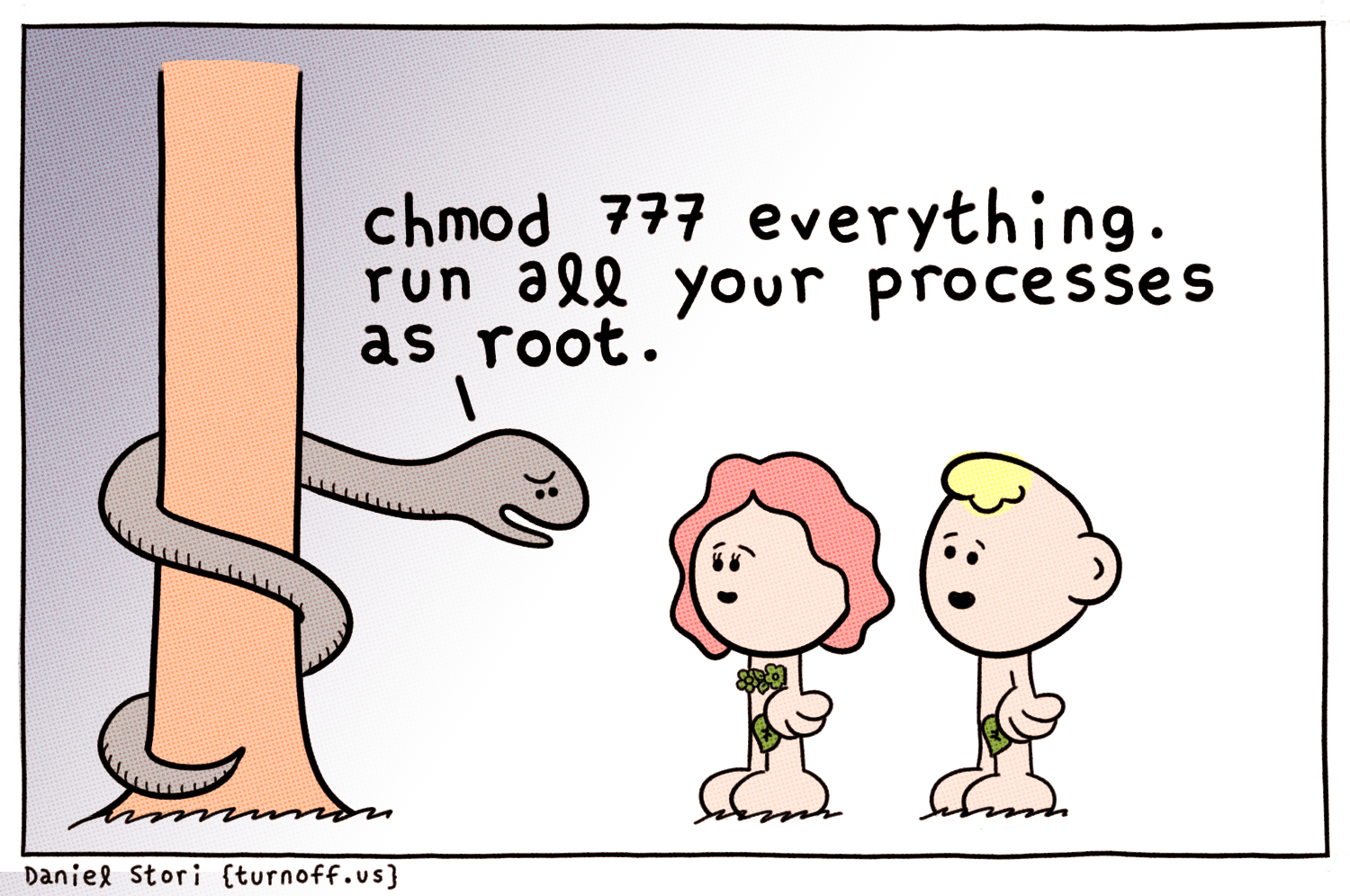 turnoff.us – the depressed developer 54 (2019-07-12). Daniel Stori, CC BY-NC-SA 4.0. https://turnoff.us/geek/the-depressed-developer-54/