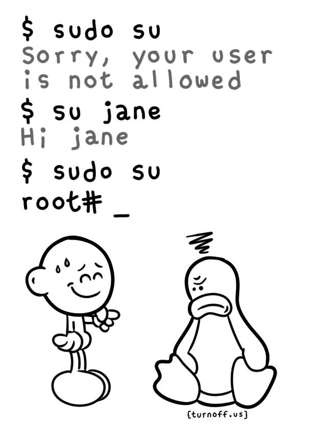 turnoff.us – sudo prank (2019-08-18). Daniel Stori, CC BY-NC-SA 4.0. https://turnoff.us/geek/sudo-prank/