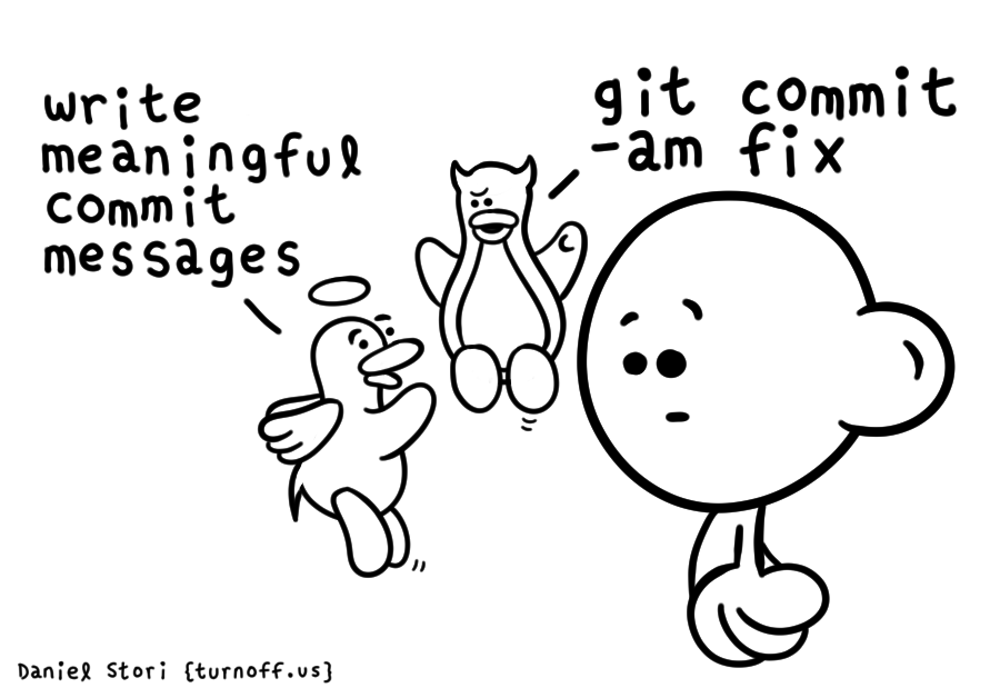 turnoff.us – commit messages (2019-09-20). Daniel Stori, CC BY-NC-SA 4.0. https://turnoff.us/geek/commit-messages/