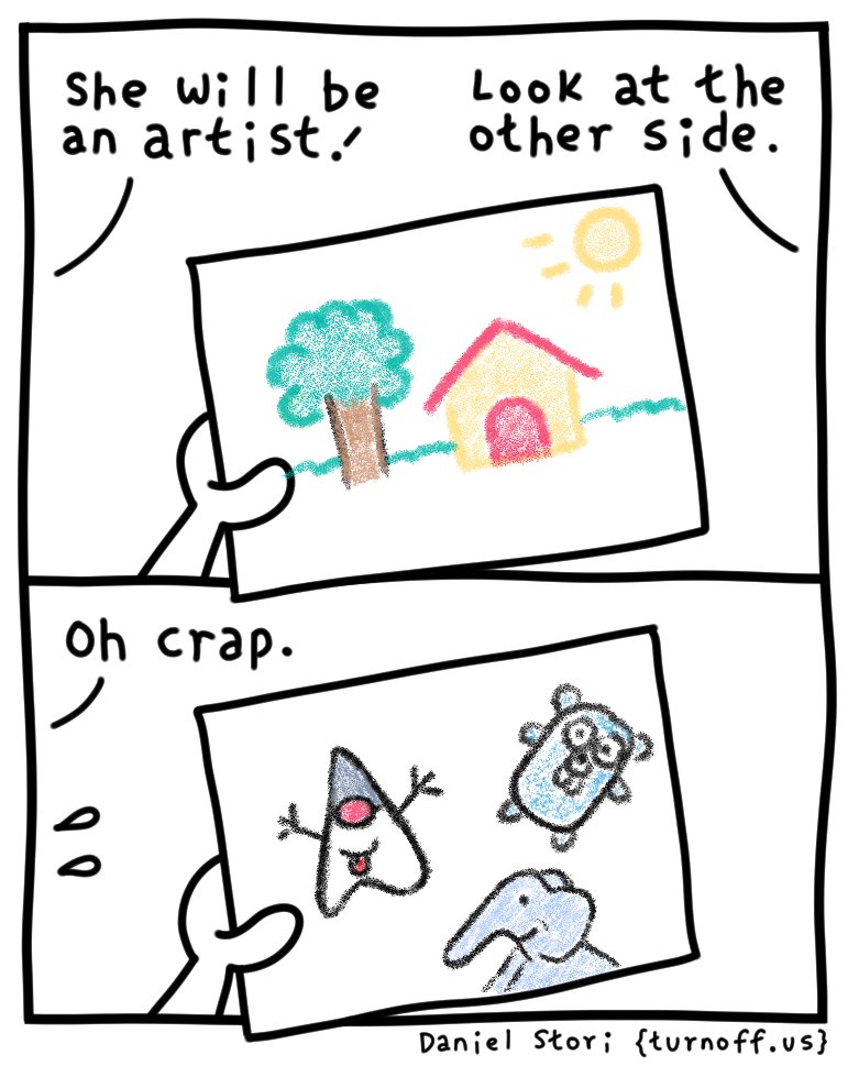 turnoff.us – she will be an artist... or not (2024-02-13). Daniel Stori, CC BY-NC-SA 4.0. https://turnoff.us/geek/artist/
