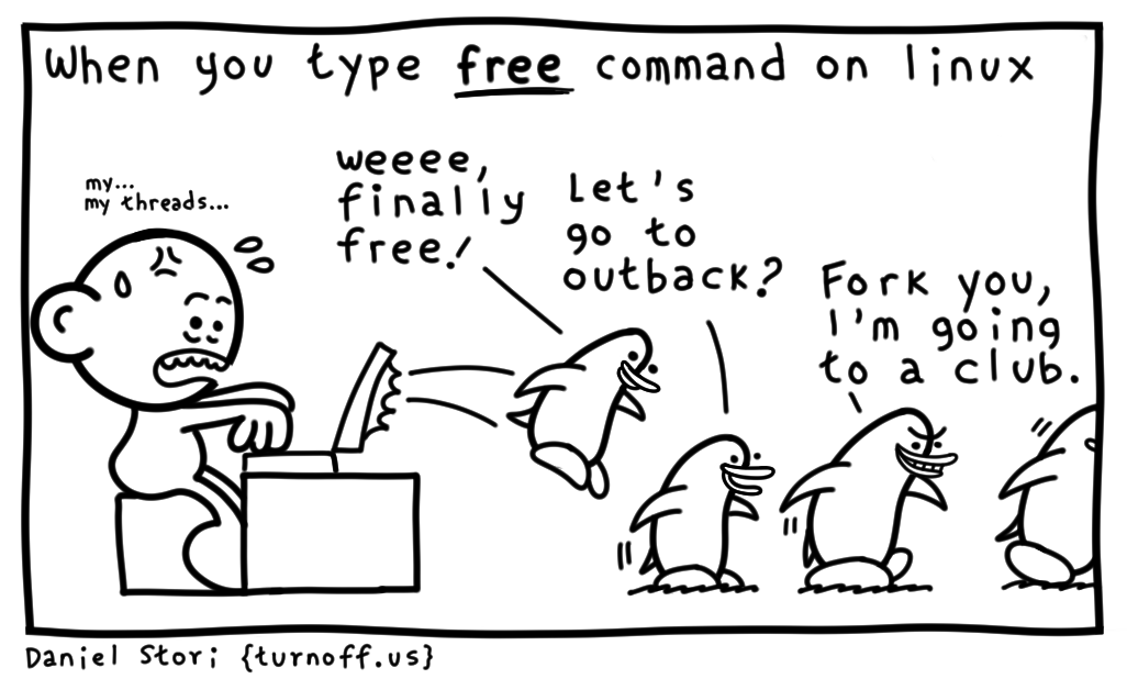 turnoff.us – linux free command (2024-02-22), part 1. Daniel Stori, CC BY-NC-SA 4.0. https://turnoff.us/geek/linux-free-command/
