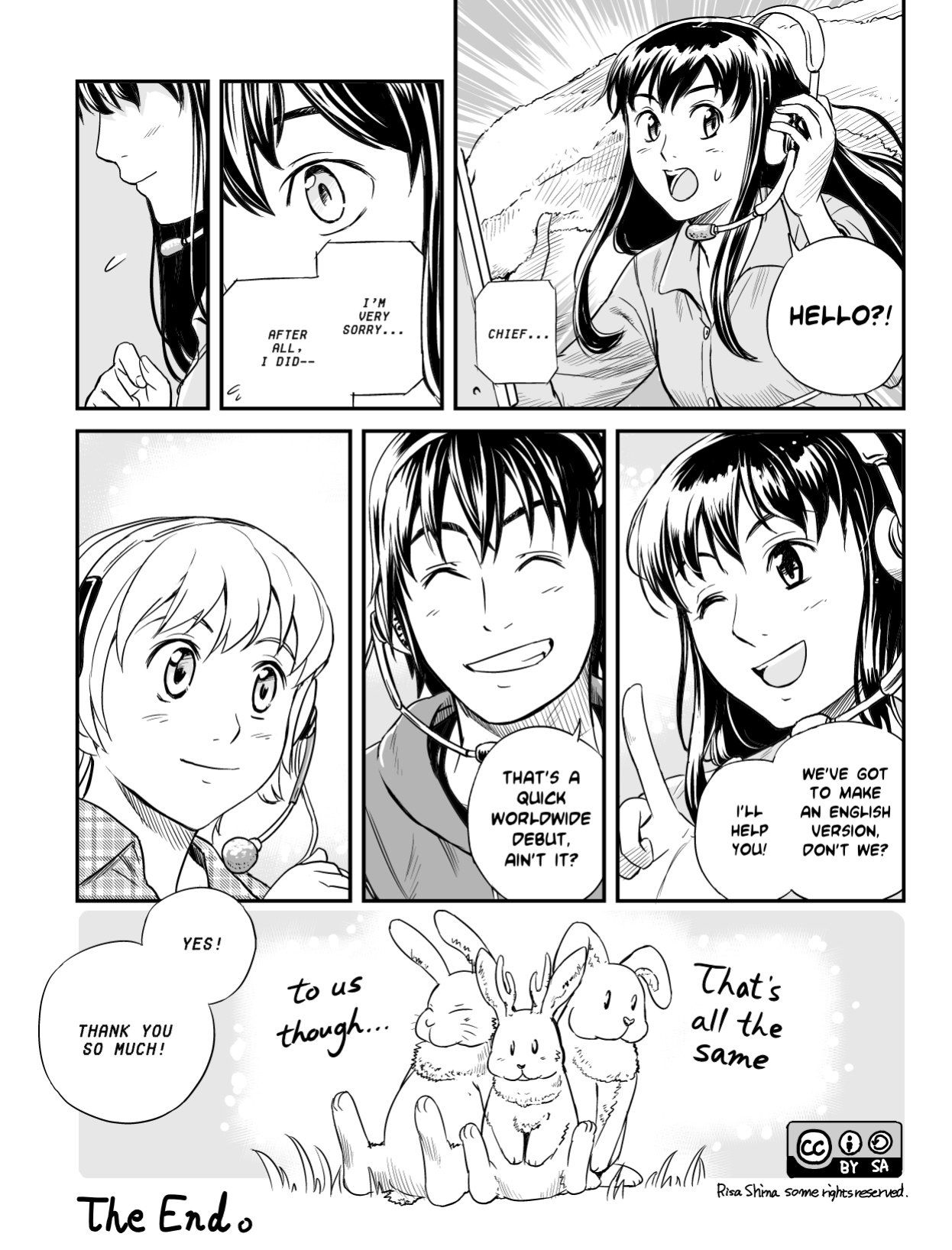 Ubunchu! chapter 4, page 12. Hiroshi Seo (Seotch), published by ASCII Media Works in Ubuntu Magazine Japan. License — original CC BY-NC 3.0 (https://creativecommons.org/licenses/by-nc/3.0/); English translation by the Ubunchu translators group (https://gitlab.com/ubunchu-translators/ubunchu), CC BY-NC 3.0.
