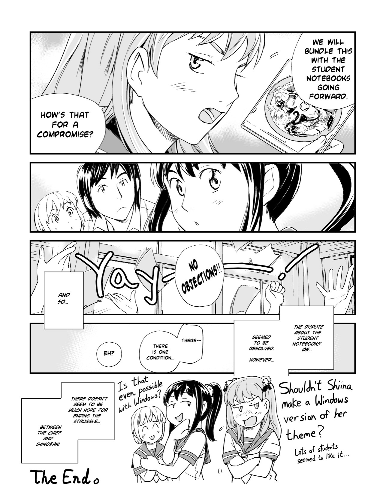 Ubunchu! chapter 5, page 12. Hiroshi Seo (Seotch), published by ASCII Media Works in Ubuntu Magazine Japan. License — original CC BY-NC 3.0 (https://creativecommons.org/licenses/by-nc/3.0/); English translation by the Ubunchu translators group (https://gitlab.com/ubunchu-translators/ubunchu), CC BY-NC 3.0.