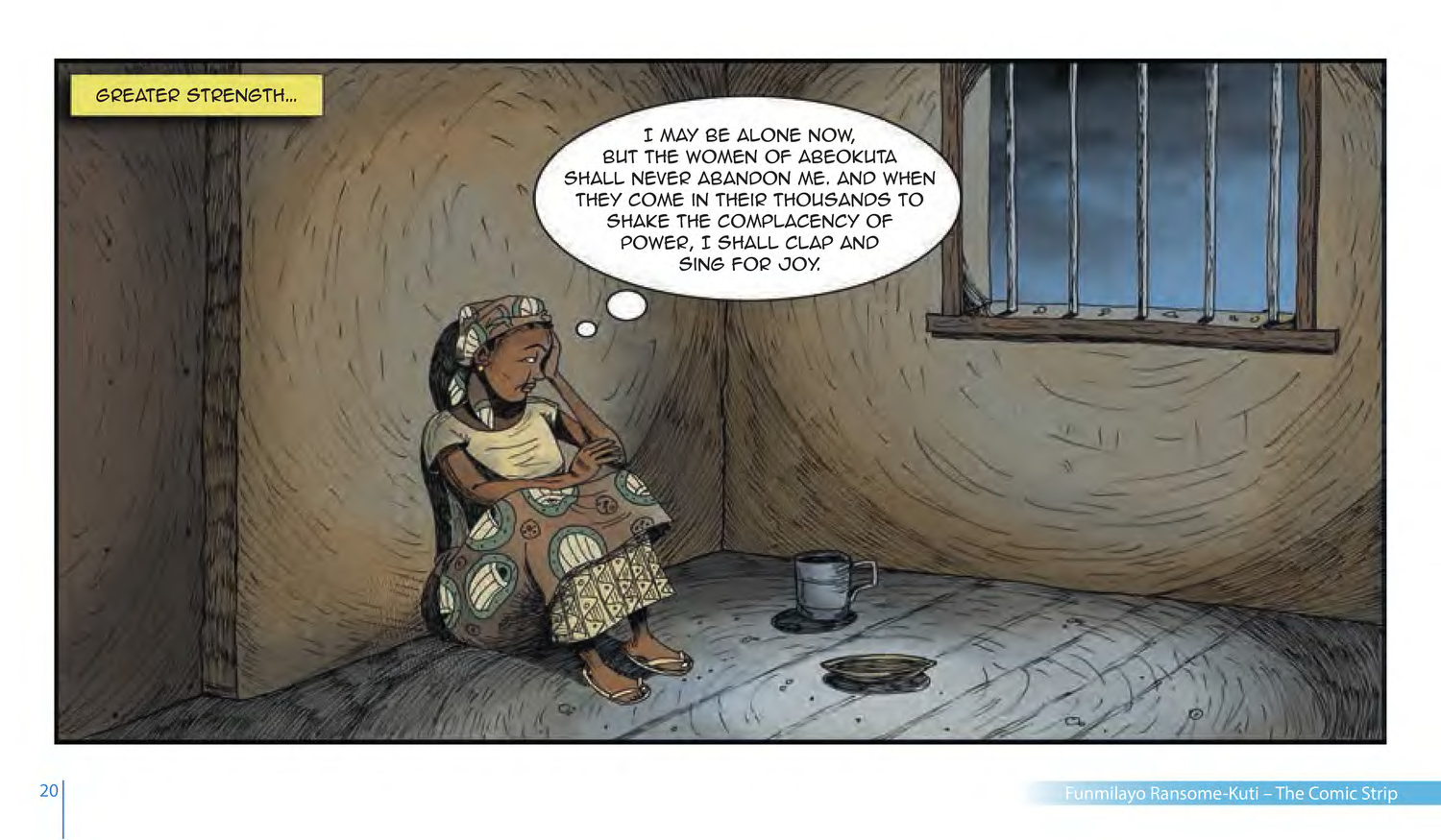 Funmilayo Ransome-Kuti and the Women’s Union of Abeokuta (UNESCO Series on Women in African History, 2014), comic strip page 13. Alaba Onajin (illustrations); Obioma Ofoego (script). © UNESCO 2014, CC BY-SA 3.0 IGO.