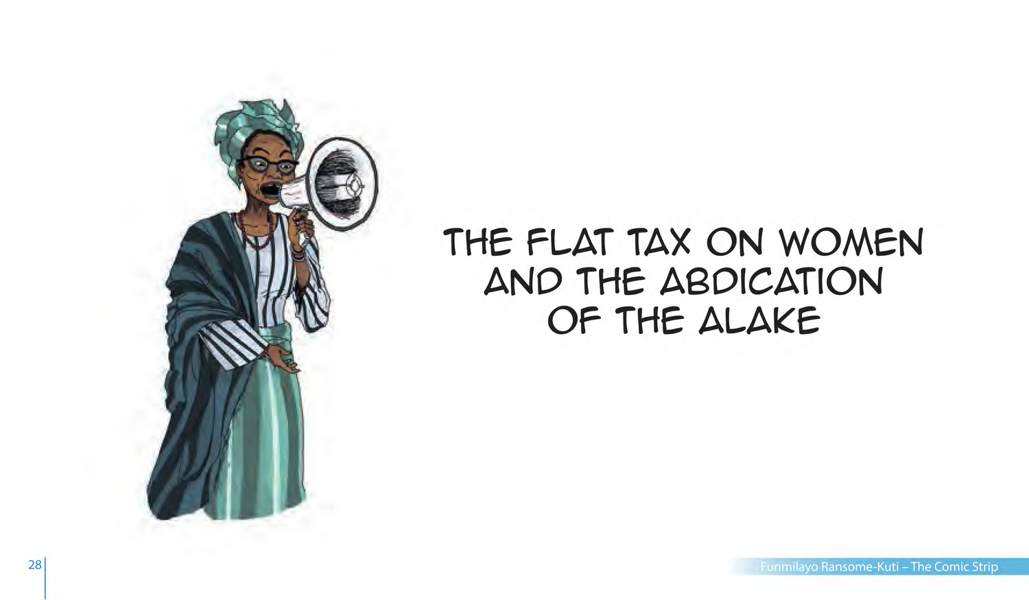Funmilayo Ransome-Kuti and the Women’s Union of Abeokuta (UNESCO Series on Women in African History, 2014), comic strip page 21. Alaba Onajin (illustrations); Obioma Ofoego (script). © UNESCO 2014, CC BY-SA 3.0 IGO.