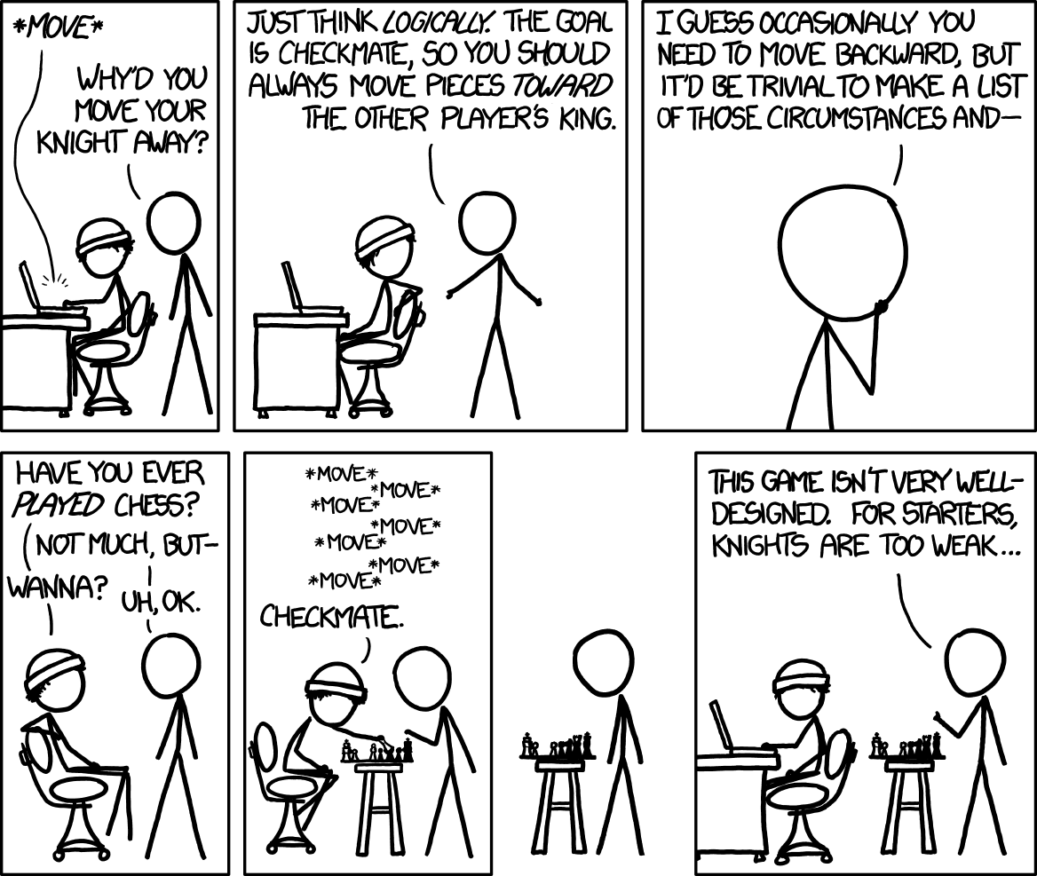 I've developed a more logical set of rules but the people on the chess community have a bunch of stupid emotional biases and won't reply to my posts.