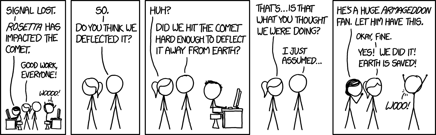 I WONDERED why he kept asking whether we thought the impact speed was too low.