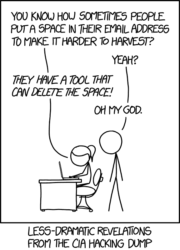 The dump also contains a list of millions of prime factors, a 0-day Tamagotchi exploit, and a technique for getting gcc and bash to execute arbitrary code.