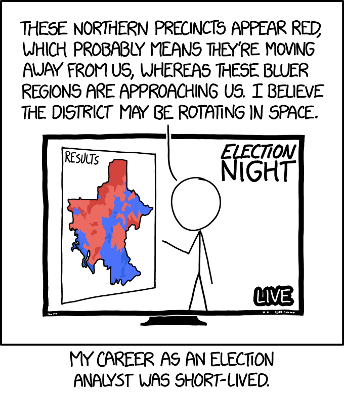 Luckily for my interpretation, no precincts were won by the Green Party.