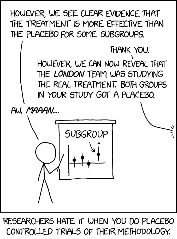 If you think THAT'S unethical, you should see the stuff we approved via our Placebo IRB.