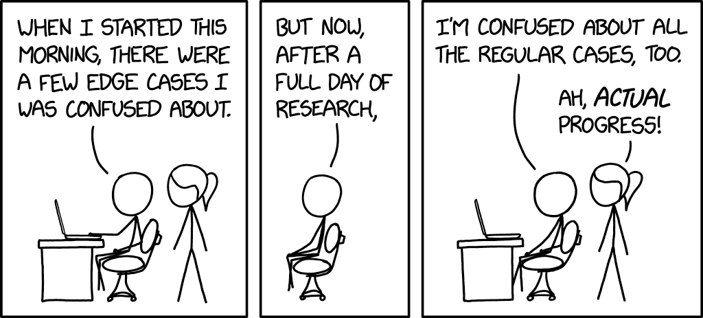 Slowly progressing from 'how do protons behave in relativistic collisions?' to 'what the heck are protons even doing when they're just sitting there?'