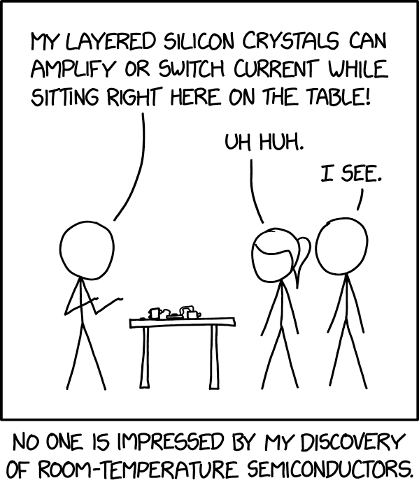 They're also refusing to fund my device that demonstrates uncontrolled hot fusion.
