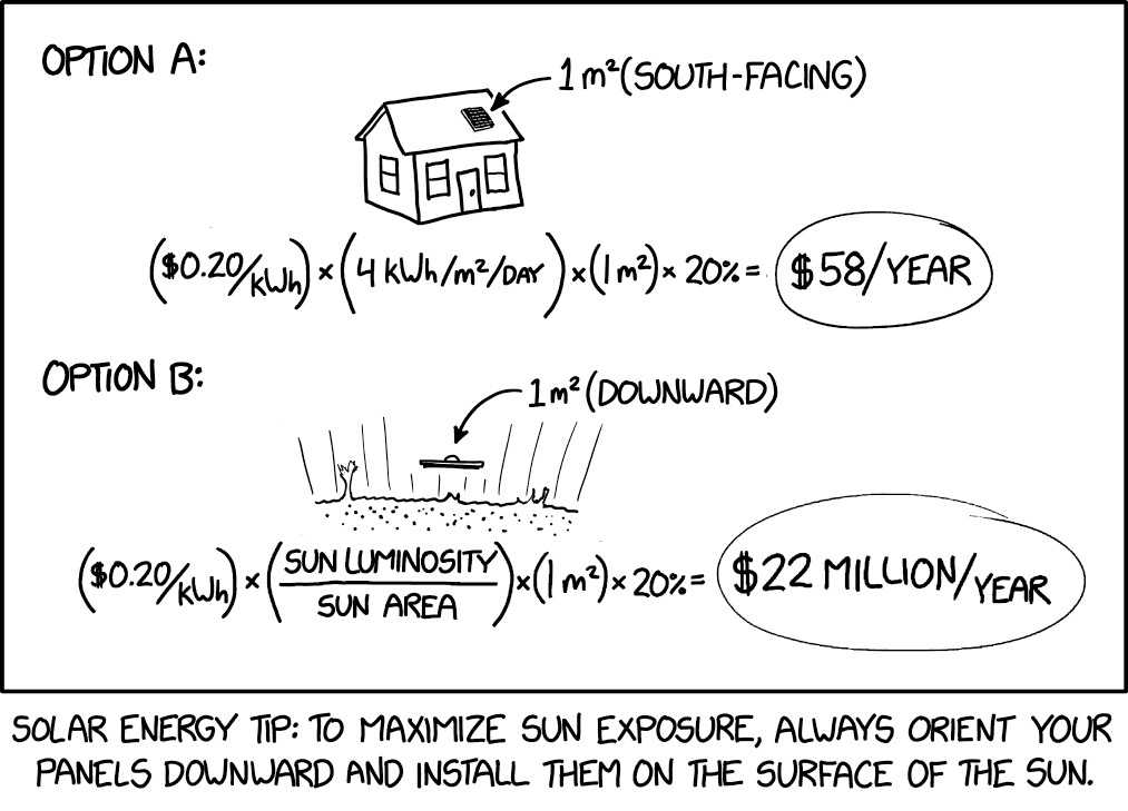 Getting the utility people to run transmission lines to Earth is expensive, but it will pay for itself in no time.