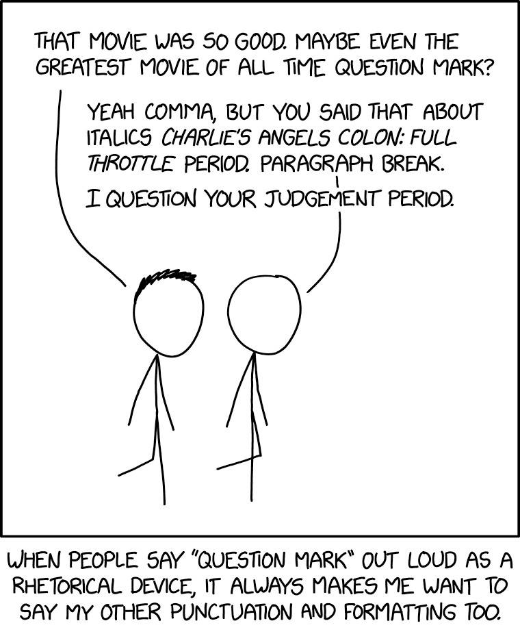 Although now people will realize three-per-em space that all this time I've been using weird medium mathematical space whitespace characters in my hair space hair space hair space speech dot dot dot...