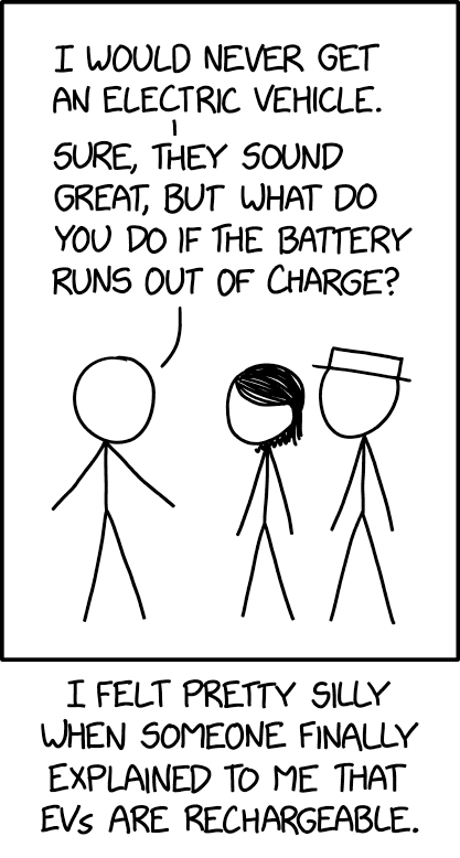Now that I've finally gotten an electric vehicle, I'm never going back to an acoustic one.