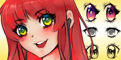 프로처럼 애니메이션 눈 그리는 법